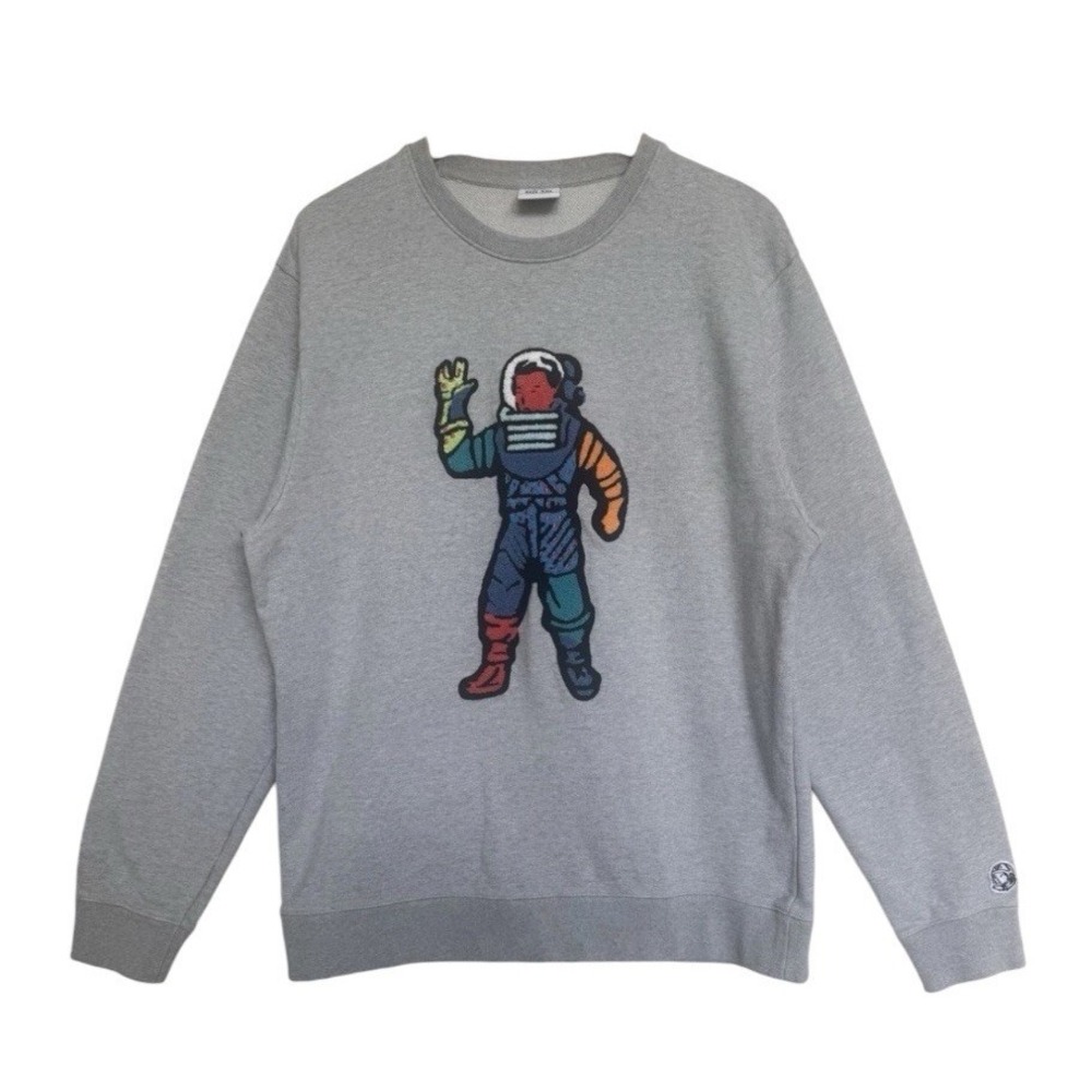 Billionaire Boys Club Moon Man Sweatshirt Mens XL Gray